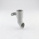 Traditional Aluminium Downpipe Shoe 63mm Diameter — RAL 7035