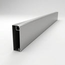 U Return Aluminium Fascia Board 30x25mm – 3m Length — RAL 9006