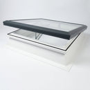 Opening Glass Flat Rooflight 1000x1000mm with PVC Upstand (view 2)