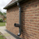 63mm Flush Joint Downpipe Branches – 92.5° or 112.5° Arms — RAL 7022 / 112.5 Deg (in use)