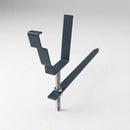 Moulded Ogee Gutter Rise and Fall Bracket 125 x 100mm — RAL 7016
