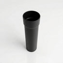 63mm Diameter Gutter Outlet Spigot Extender — Textured Black