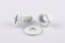 M6 Moulded Gutter Jointing Bolt, Nut & Washer Set (50 Pack) — RAL 9016