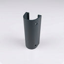 76mm Diameter Aluminium Downpipe Access Plate — RAL 7016