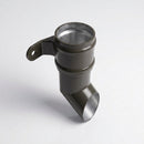 Traditional Aluminium Downpipe Shoe 76mm Diameter — RAL 7022