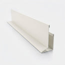 V Return Aluminium Fascia Board 30mm 45° 3m — RAL 9010