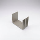 Aluminium Box Gutter Jointer 135 x 100mm — RAL 7036