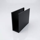 V Return Aluminium Fascia Board Gable Box Ends — Textured Black