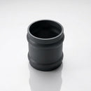 Traditional Aluminium Downpipe Socket 63mm Dia Non-Eared — RAL 7021