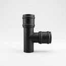 63mm Diameter Traditional Downpipe Branches 92.5° & 112.5° — Textured Black / 92.5 Degrees