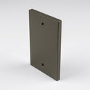 Aluminium Downpipe Access Plate 72x72mm — RAL 7022