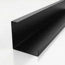 L Return Aluminium Fascia Board 30mm – 3m — RAL 9005