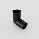 Flush Joint Aluminium Downpipe Bends 63mm Diameter — RAL 9005 / 92.5 Deg