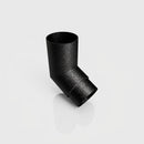 Flush Joint Aluminium Downpipe Bends 63mm Diameter — Textured Black / 112.5 Deg