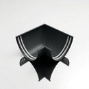 90° Aluminium Gutter Angle 130mm - Marine Grade — RAL 7021