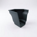 Moulded Ogee Gutter Right Hand Stop End 125 x 100mm — RAL 7016