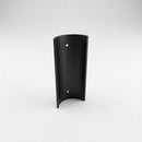 63mm Diameter Aluminium Downpipe Access Plate — Textured Black
