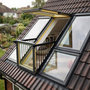Triple Glazed Roof Balcony System 322mm with Tile Flashing