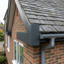 L Return Fascia Board Angle Covers – Aluminium Corner Fascia — RAL 7016 / 90 Deg External Angle (in use)
