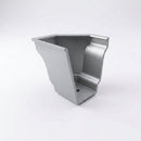 Moulded Ogee Gutter Right Hand Stop End 125 x 100mm — RAL 9006