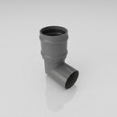 76mm Diameter Traditional Aluminium Downpipe Bends 92.5° & 112.5° — RAL 7037 / 92.5 Degrees