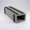 Aluminium Coping Fixing/Joint Brackets 1500mm Centres — RAL 7036