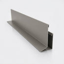 V Return Aluminium Fascia Board 30mm 45° 3m — RAL 7036