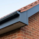 L Return Aluminium Fascia Board Gable Box Ends — RAL 7021 (in use)