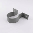 Aluminium Downpipe Clip 63mm Diameter - Flush Joint — RAL 7037