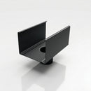 Aluminium Box Gutter Outlet 63mm Diameter 135 x 100mm — RAL 7021
