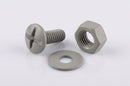 M6 Moulded Gutter Jointing Bolt, Nut & Washer Set (50 Pack) — RAL 7036