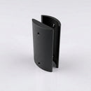76mm Diameter Aluminium Downpipe Access Plate — Textured Black