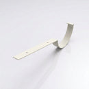130mm Aluminium Gutter Top Rafter Bracket — RAL 9010