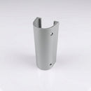 76mm Diameter Aluminium Downpipe Access Plate — RAL 9006