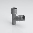 Traditional Aluminium Downpipe Branch 76mm Diameter — RAL 7037 / 112.5 Degrees