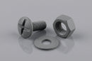 M6 Moulded Gutter Jointing Bolt, Nut & Washer Set (50 Pack) — RAL 7037
