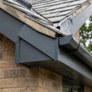 Aluminium Soffit Board Joint Cover — RAL 7016 (in use)