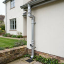 76mm Diameter Traditional Aluminium Downpipe Bends 92.5° & 112.5° — RAL 9006 / 92.5 Degrees (in use)