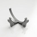 Half Round Aluminium Gutter Fascia Bracket 125mm — RAL 7037