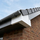 Aluminium Soffit Board Joint Cover — RAL 9016 (in use)