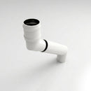 Traditional Adjustable Swanneck 63mm Diameter Aluminium Downpipe — RAL 9016
