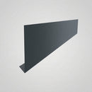 Aluminium Fascia Board Sample — RAL 7016 / 'V' Return