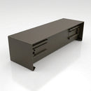 Aluminium Coping Stop End – Secret Fix 75mm — RAL 7022
