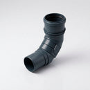 Traditional Adjustable Swanneck 76mm Dia Downpipe Connector — RAL 7016