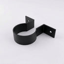 Aluminium Downpipe Clip 63mm Diameter - Flush Joint — Textured Black
