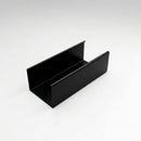 Aluminium Box Gutter Length 135×100mm 3m Marine Grade — RAL 9005