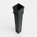 Traditional Downpipe Length 72x72mm x 3m Non-Eared Socket — RAL 7021