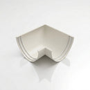 90° Aluminium Gutter Angle 130mm - Marine Grade — RAL 9010