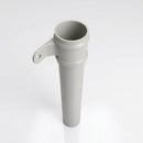 Traditional Aluminium Downpipe 76mm Diameter × 3m Eared Socket — RAL 7035