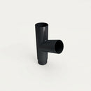 63mm Flush Joint Downpipe Branches – 92.5° or 112.5° Arms — RAL 7021 / 112.5 Deg